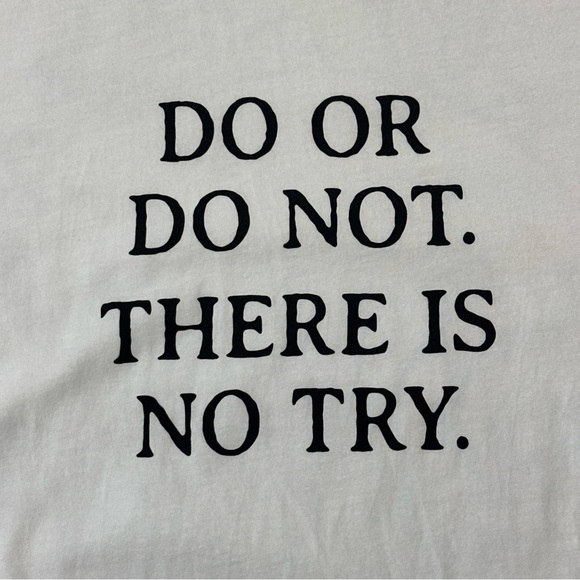 Uniqlo X Star Wars XL Yoda Backpack T-Shirt Nigo Master of Graphics Do or Do Not - Picture 4 of 7